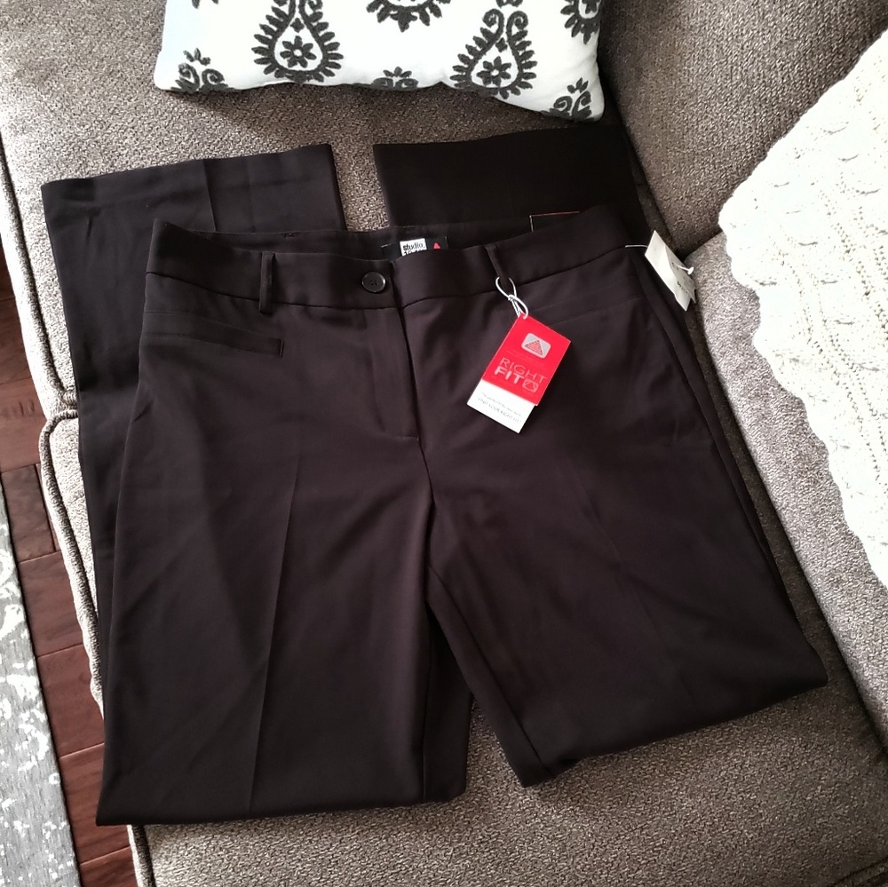 3/$10 🛒 Studio 1940 dark brown Marissa fit bootcut pants